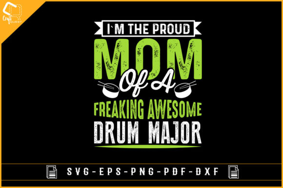 I'm the Proud Mom of a Drum Major Tshirt