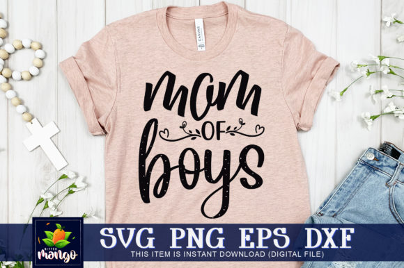 Mom of Boy: A Heartfelt Embroidery Design for Real Projects