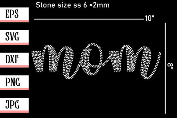 Mom Rhinestone Template Design Review